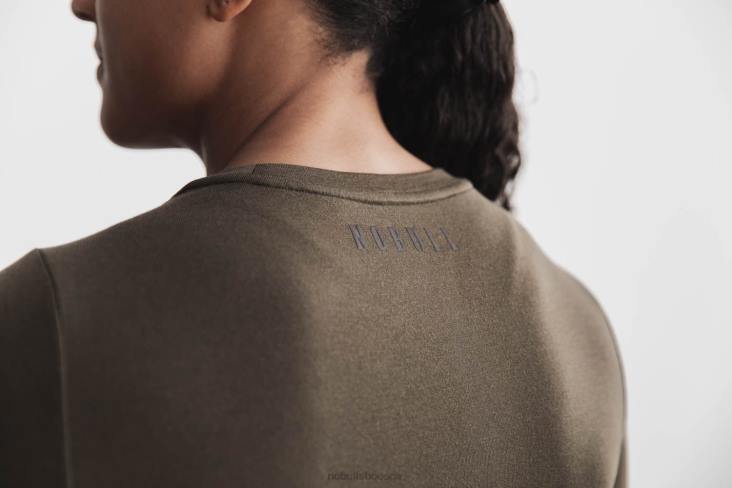 6DJZ698 Women Blended Merino Wool Long Sleeve Tee Nobull