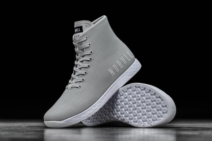6DJZ7 Men High-Top Arctic Grey Trainer Nobull