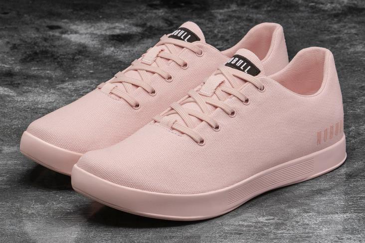 6DJZ70 Men Blush Canvas Trainer Nobull