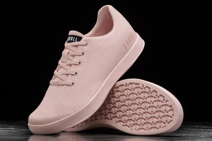 6DJZ70 Men Blush Canvas Trainer Nobull