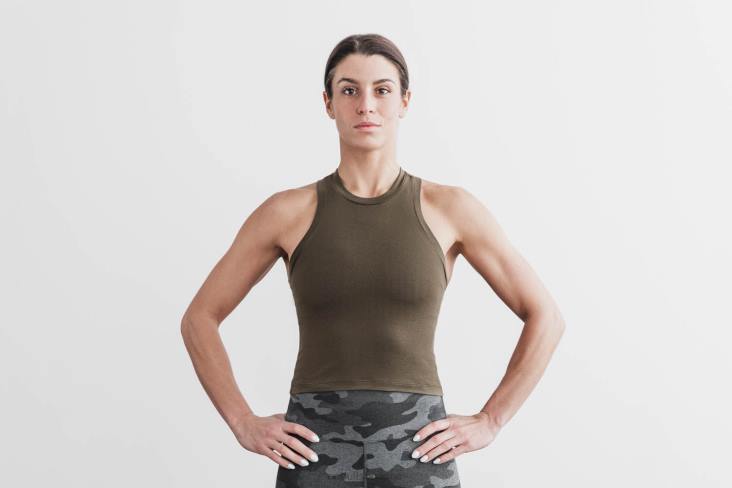 6DJZ702 Women Blended Merino Wool Tank Nobull