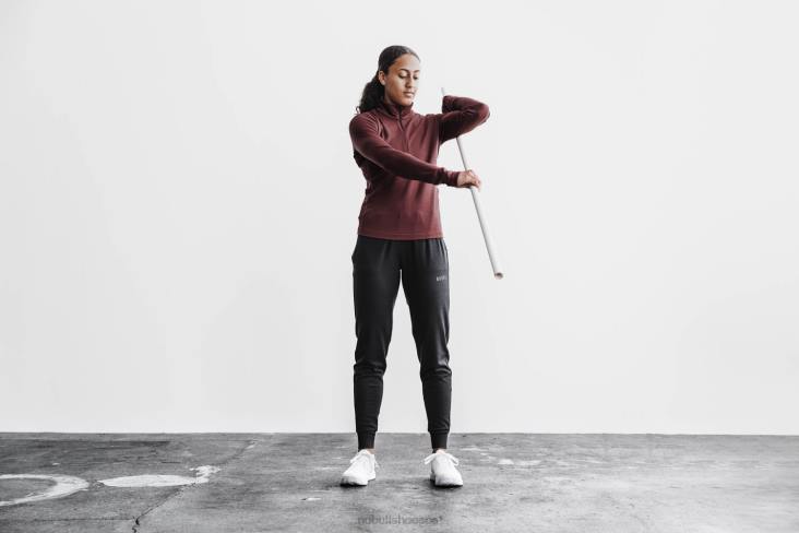 6DJZ721 Women Blended Merino Wool Jogger Nobull