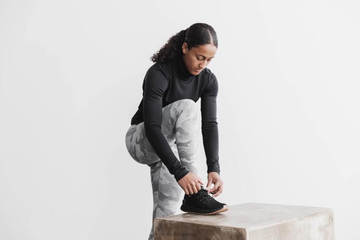 6DJZ724 Women Blended Merino Wool Turtleneck Nobull