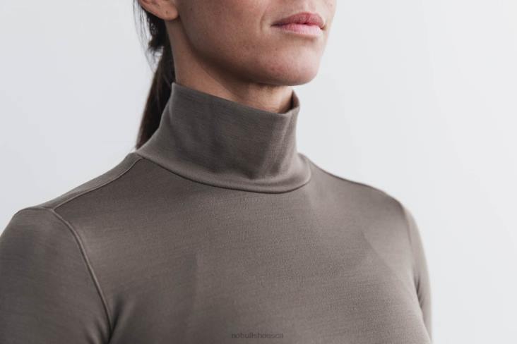 6DJZ725 Women Blended Merino Wool Turtleneck Nobull
