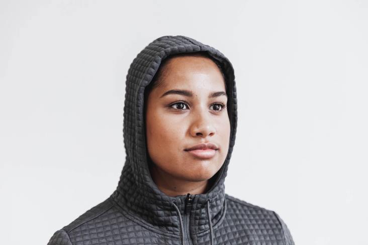 6DJZ754 Women Quilted Zip-Up Jacket Nobull