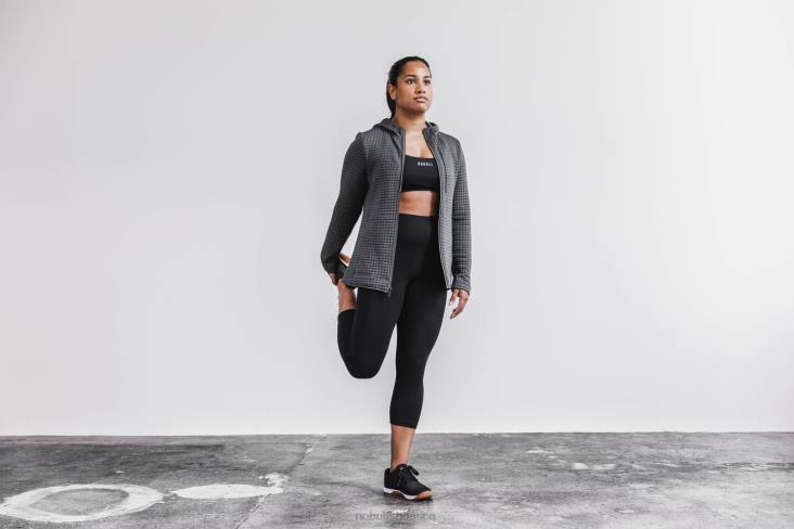 6DJZ754 Women Quilted Zip-Up Jacket Nobull