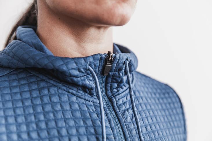 6DJZ755 Women Quilted Zip-Up Jacket Nobull