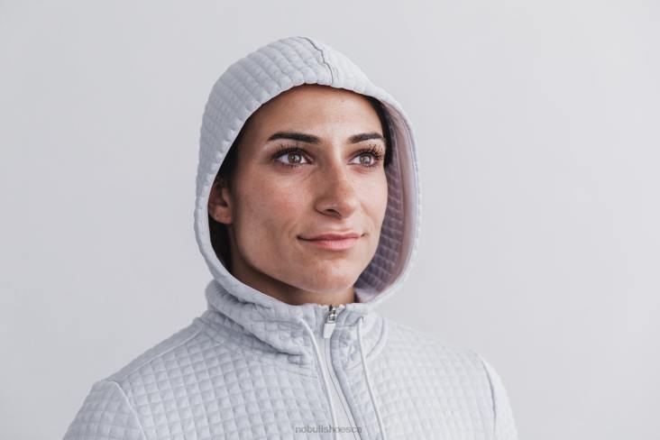 6DJZ756 Women Quilted Zip-Up Jacket Nobull