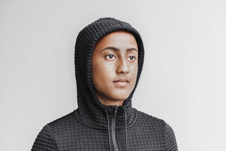 6DJZ757 Women Quilted Zip-Up Jacket Nobull