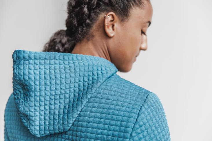 6DJZ758 Women Quilted Zip-Up Jacket Nobull