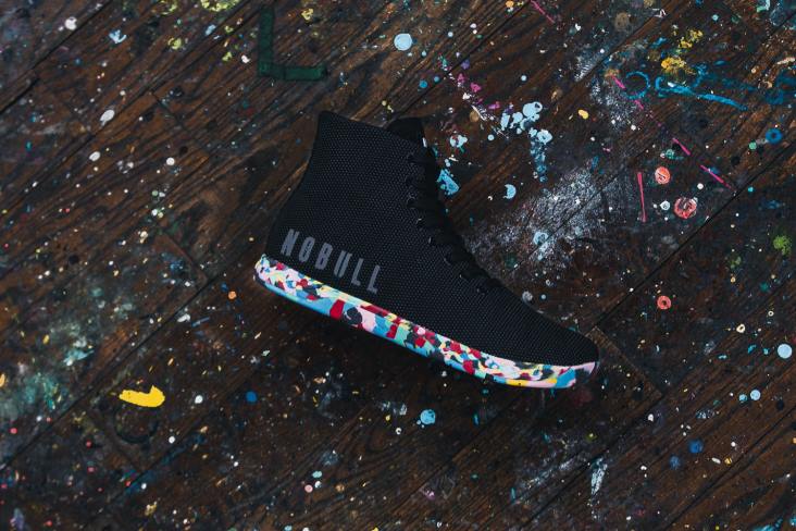 6DJZ79 Men High-Top Black Wild Trainer Nobull