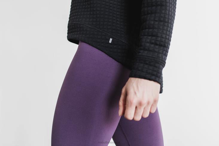 6DJZ793 Women Quilted Crew Pullover Nobull