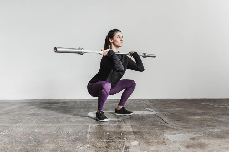 6DJZ793 Women Quilted Crew Pullover Nobull