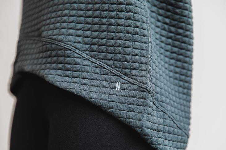 6DJZ794 Women Quilted Crew Pullover Nobull