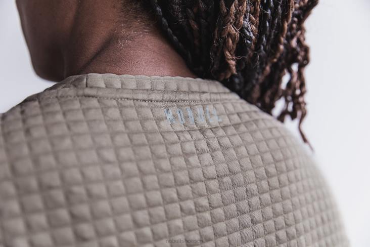 6DJZ795 Women Quilted Crew Pullover Nobull