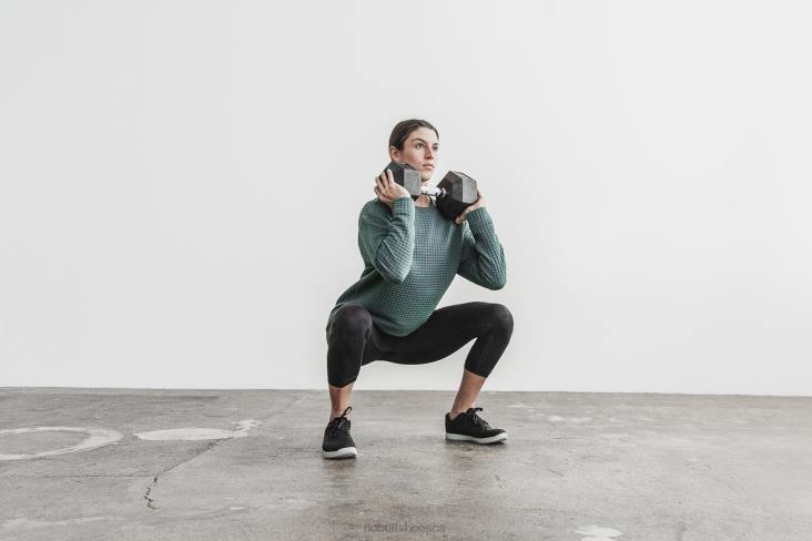 6DJZ796 Women Quilted Crew Pullover Nobull