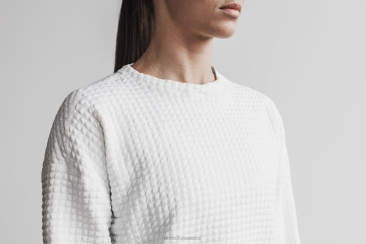 6DJZ798 Women Quilted Crew Pullover Nobull