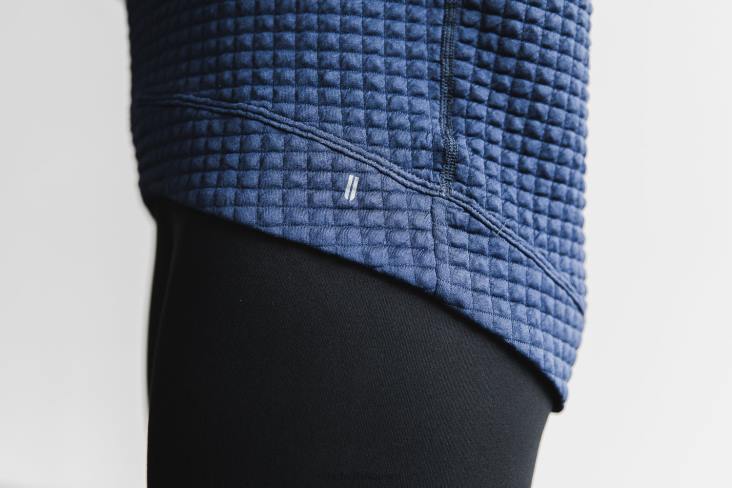 6DJZ799 Women Quilted Crew Pullover Nobull