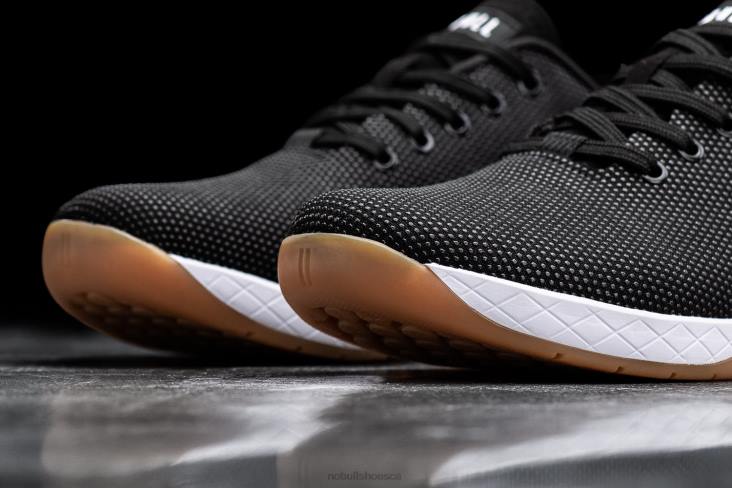 6DJZ8 Men Black White Gum Trainer Nobull