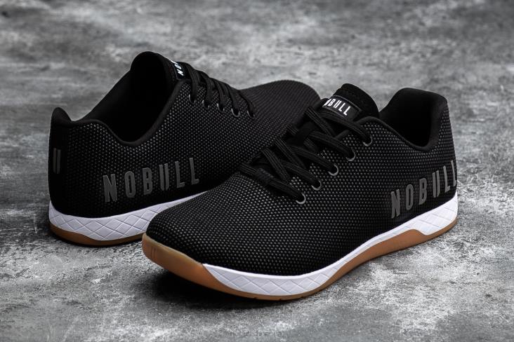6DJZ8 Men Black White Gum Trainer Nobull