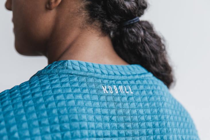 6DJZ800 Women Quilted Crew Pullover Nobull