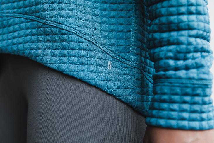 6DJZ800 Women Quilted Crew Pullover Nobull