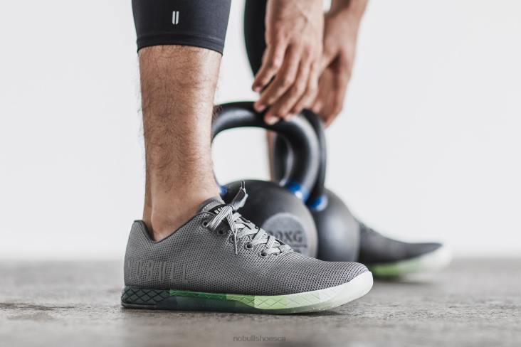 6DJZ90 Men Dark Grey Gradient Trainer Nobull