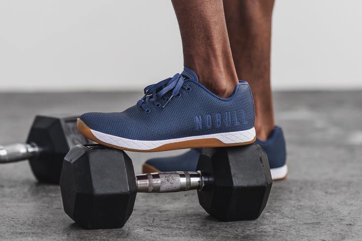 6DJZ95 Men Indigo White Gum Trainer Nobull