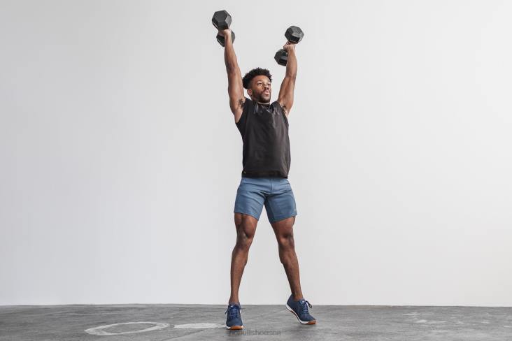 6DJZ95 Men Indigo White Gum Trainer Nobull