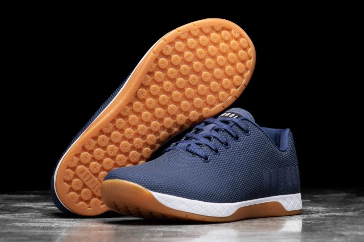 6DJZ95 Men Indigo White Gum Trainer Nobull