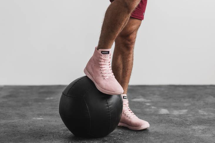 6DJZ98 Men High-Top Rose Camo Trainer Nobull