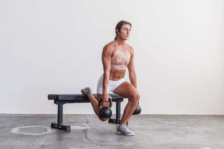 6DJZ982 Women Halter Sports Bra Nobull