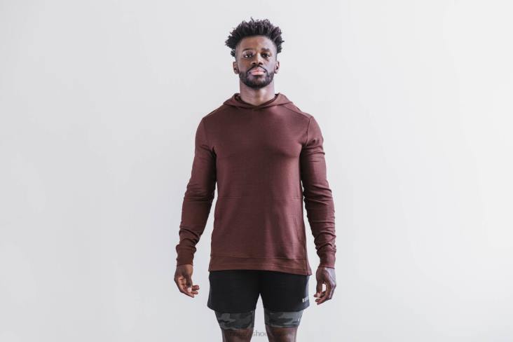 6DJZ313 Men Blended Merino Wool Hoodie Nobull