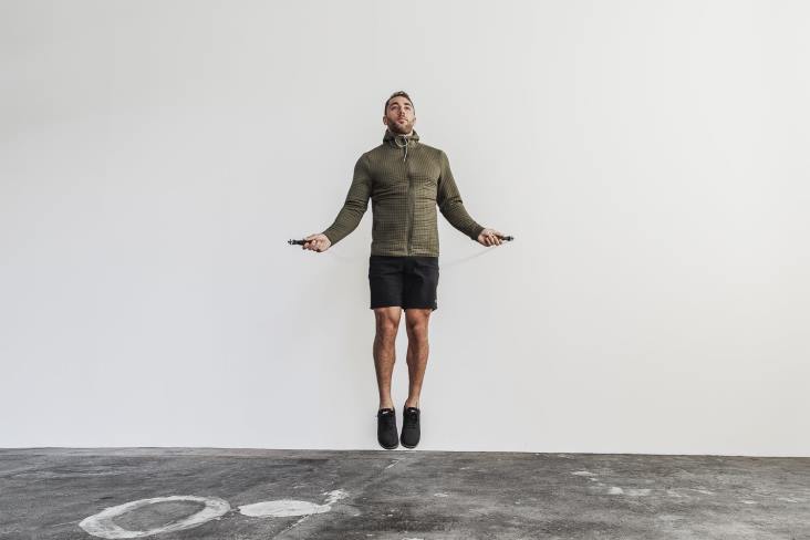 6DJZ382 Men Quilted Zip-Up Jacket Nobull