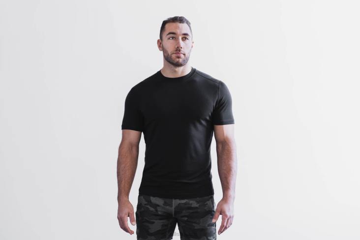6DJZ264 Men Blended Merino Wool Tee Nobull