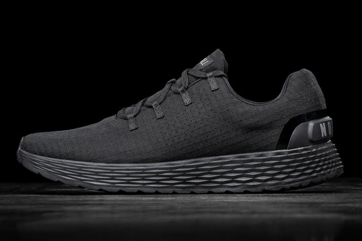 6DJZ147 Men Black Ripstop Runner Nobull