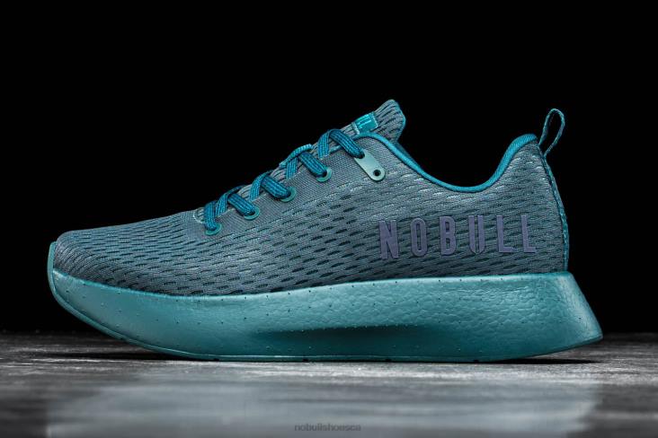 6DJZ186 Men Deep Teal Iridescent Runner+ Nobull