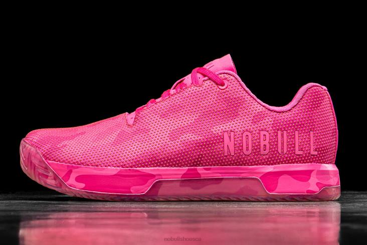 6DJZ112 Men Neon Pink Camo Trainer+ Nobull