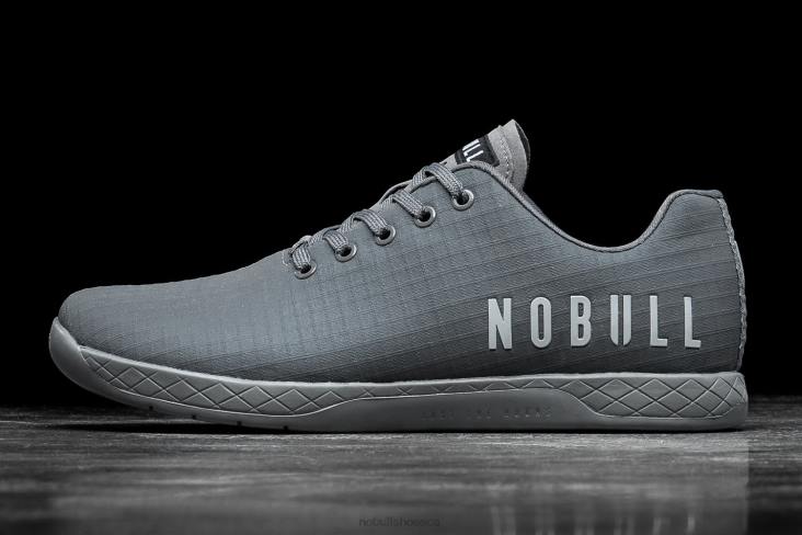 6DJZ53 Men Dark Grey Reflective Ripstop Trainer Nobull