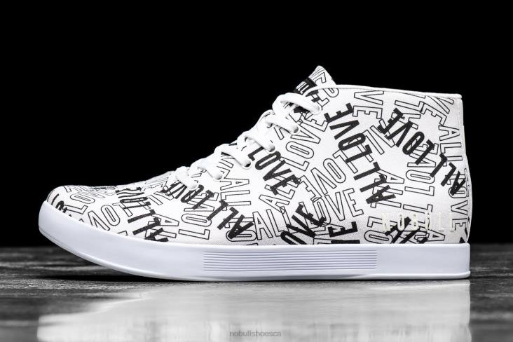 6DJZ61 Men All Love Canvas Mid Trainer Nobull