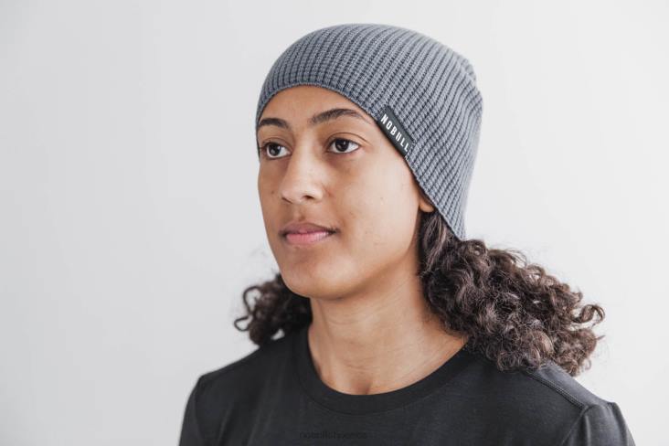 6DJZ439 Unisex Blended Merino Wool Waffle Beanie Nobull