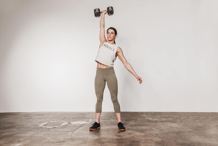 6DJZ1096 Women High-Rise Crop Nobull