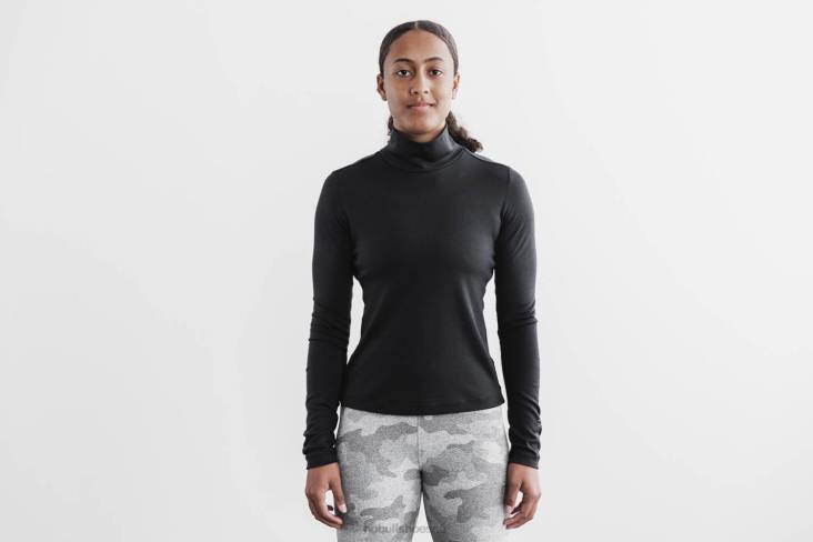 6DJZ724 Women Blended Merino Wool Turtleneck Nobull