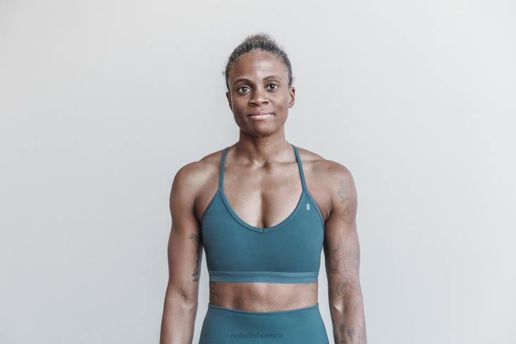 6DJZ1127 Women V-Neck Sports Bra Nobull