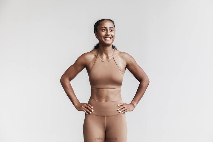 6DJZ977 Women Halter Sports Bra Nobull