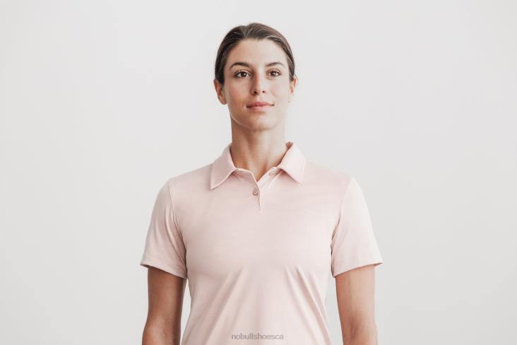 6DJZ1326 Women Lightweight Textured Polo Nobull