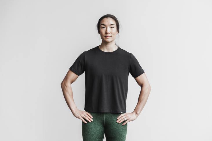 6DJZ989 Women Lightweight Boxy Tee Nobull