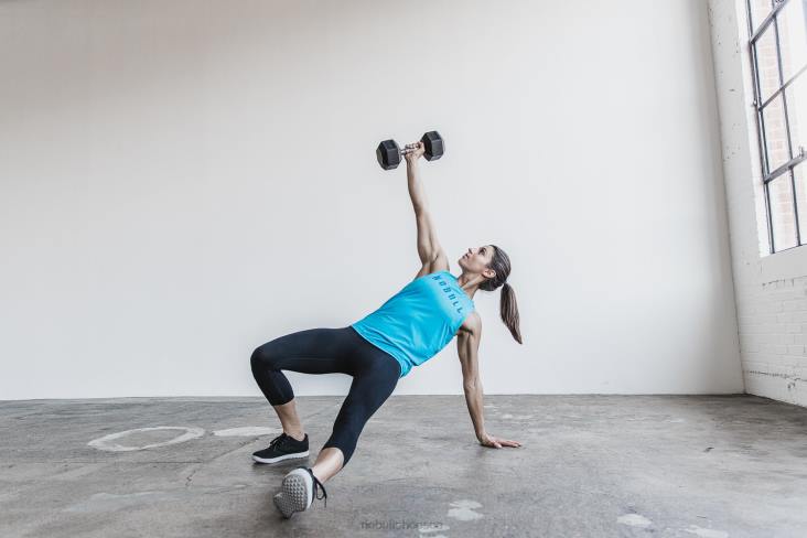 6DJZ781 Women High-Neck Tank Nobull