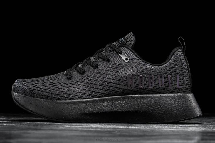 6DJZ627 Women Black Iridescent Runner+ Nobull